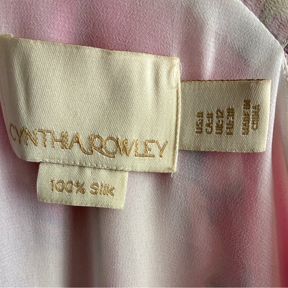 Cynthia Rowley 100% Silk Multicolors Abstract Dress 8 - Picture 10 of 16